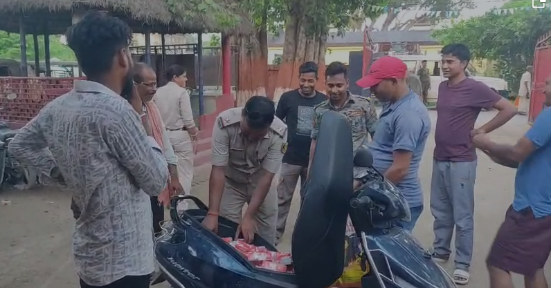 Bihar News: Saharsa police took a big action, youth arrested with 90 pieces of English liquor