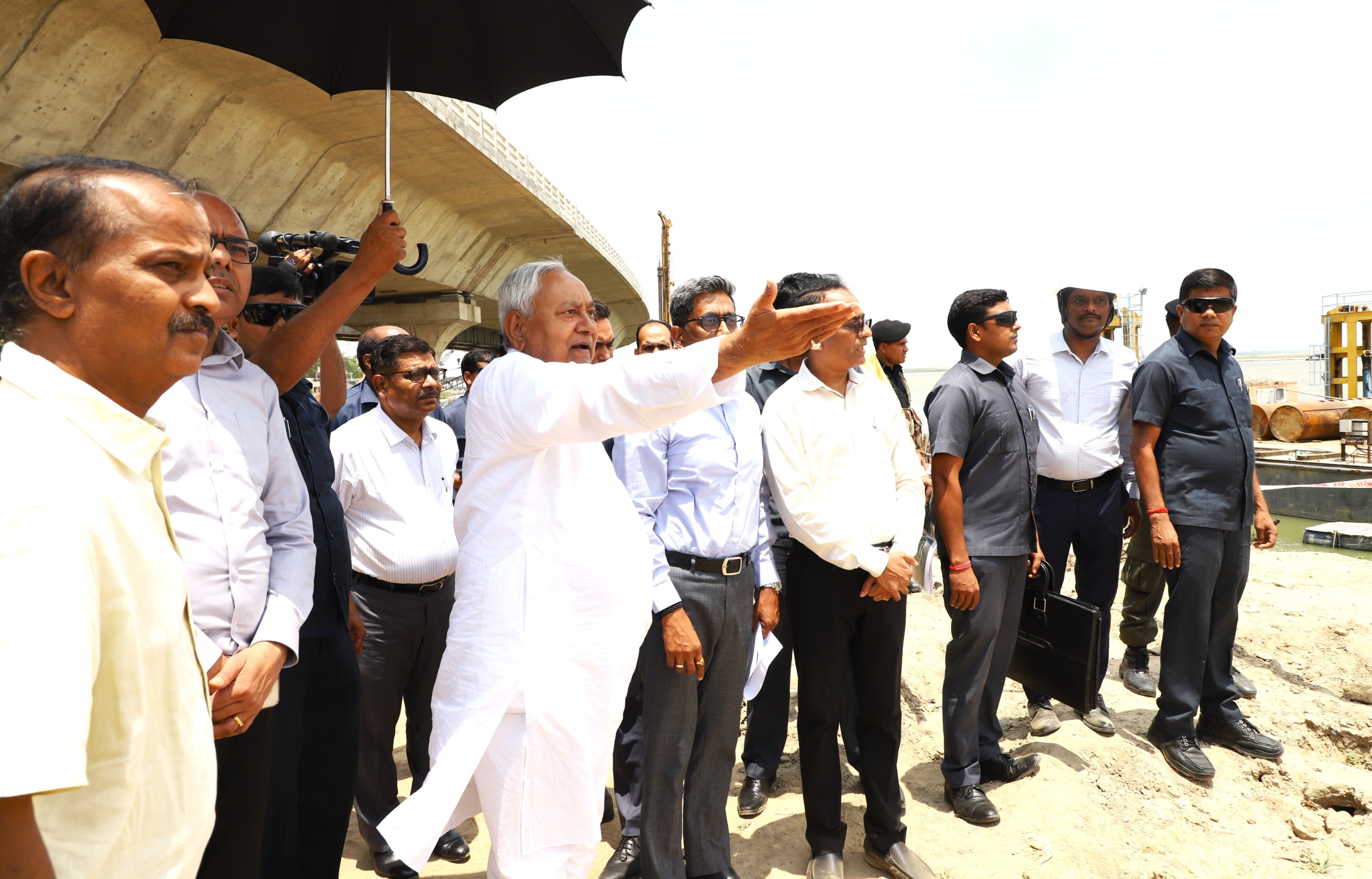 CM Nitish inspected JP Ganga Path