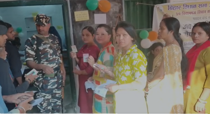 Bumper voting in Bihar elections, 31.38% voter turnout till 11 am