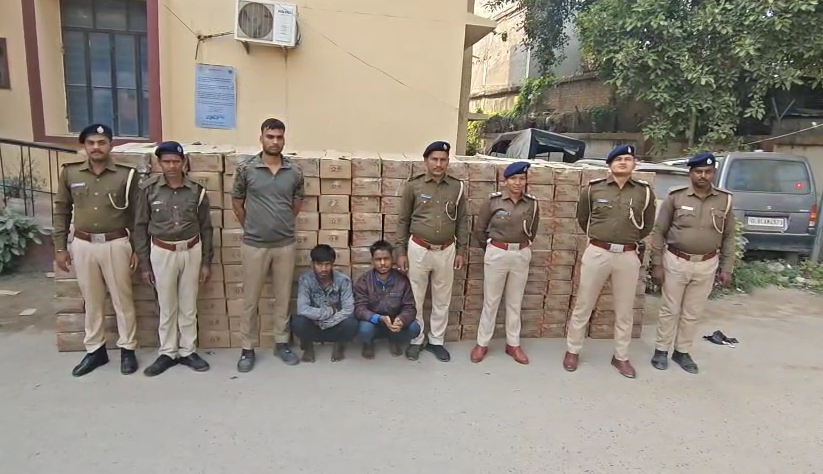 Foreign liquor worth Rs 1 crore seized from container in liquor smuggling, two smugglers arrested