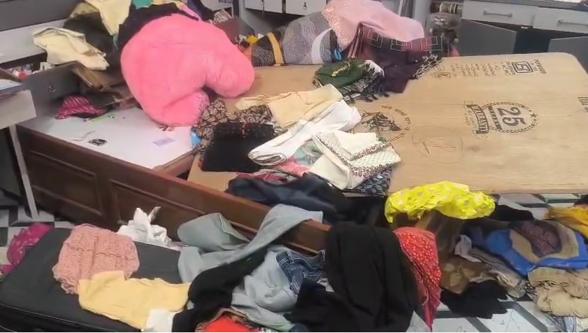 Thieves also consumed alcohol while sitting at home