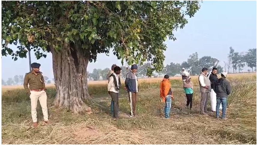 Dead body of an unknown woman found