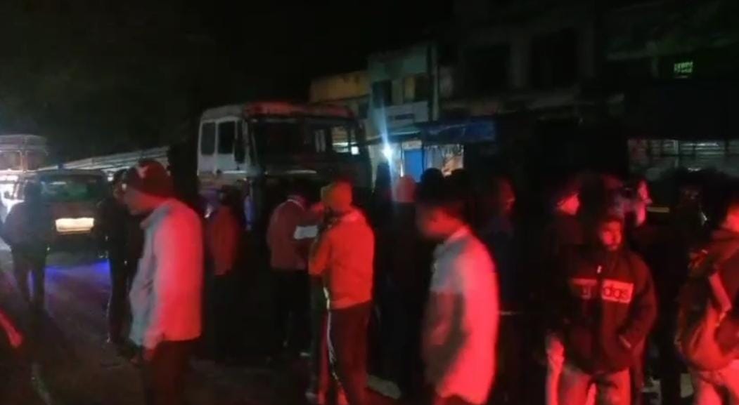 Villagers blocked NH-32 Kashijharia