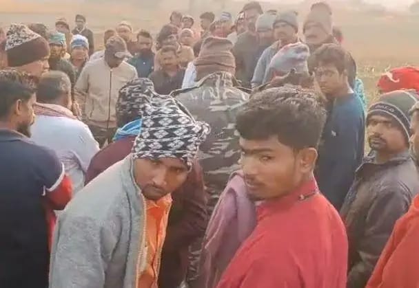 Four people of the same family murdered, created a stir in the village