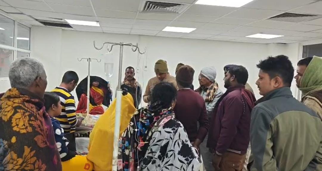 Hospitalized, police engaged in investigation