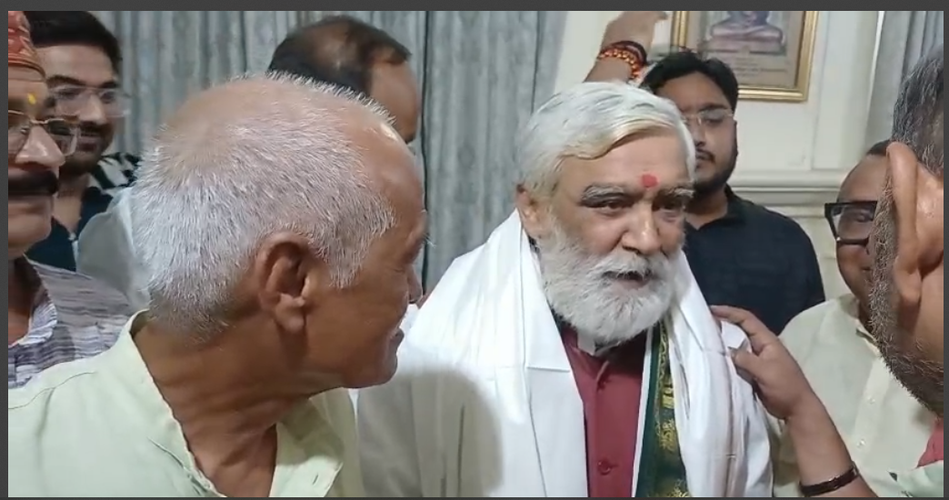 bjp neta aswani chaube pahunche bhagalpur 