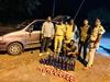 Huge quantity of foreign liquor seized from car