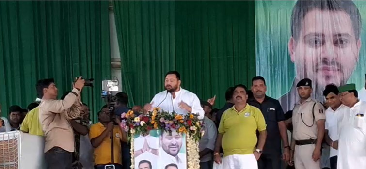 Tejashwi Prasad Yadav launched his election campaign from Kahalgaon assembly constituency.