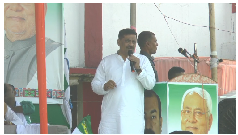 jadyou neta sanjay jha ne vipaksha per kiya tikha hamla