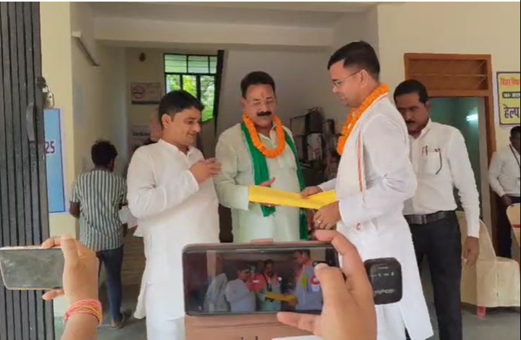 Two candidates filed nominations against Samrat Chaudhary