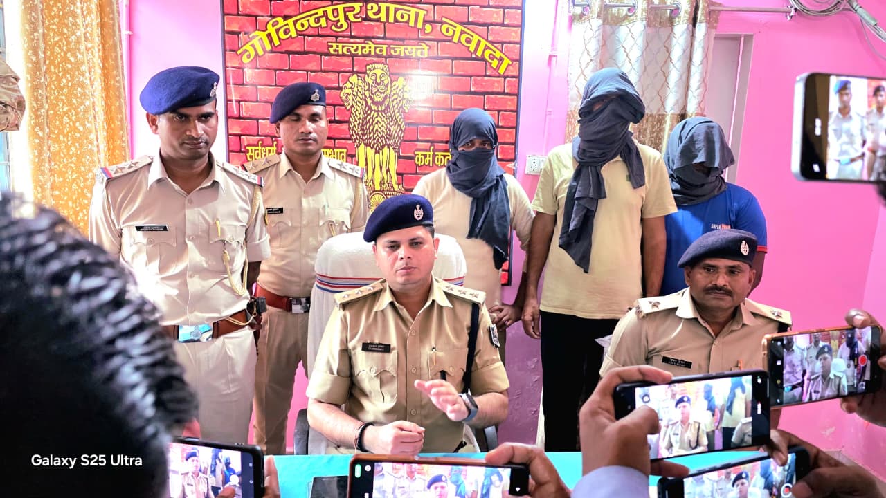Wheat-rice theft case from SFC warehouse in Nawada exposed within 48 hours, 03 accused arrested