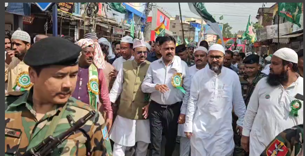 giridih mai jashna ke saath manaya gaya iid miladunnabi