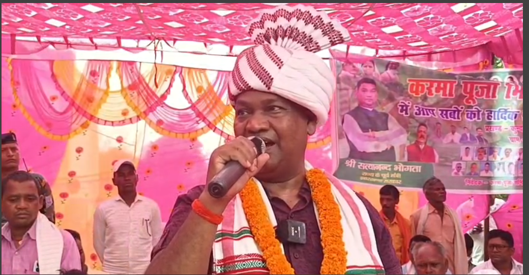 purwa mantri satyanand bhokta pahunche chatra 