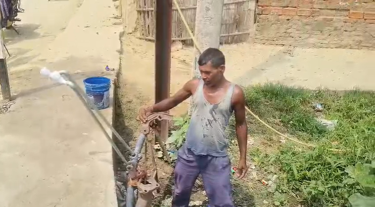 There was an outcry for water in Sitamarhi