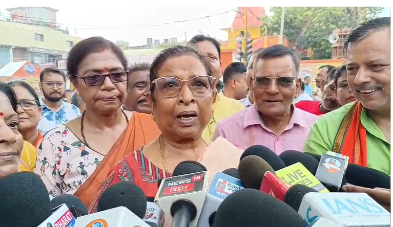 PM Narendra Modi's historic rally in Purnia on September 15, Renu Devi flagged off the campaign vehicle