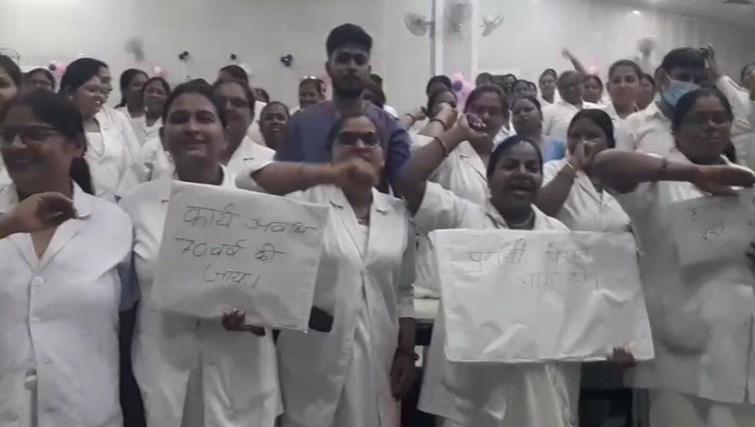 Big movement of nurses, crisis on treatment of patients, impact on elections