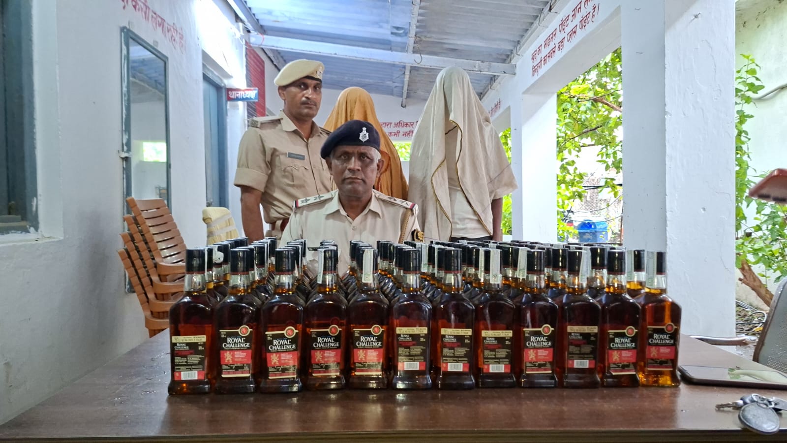 Liquor worth lakhs seized, 2 arrested