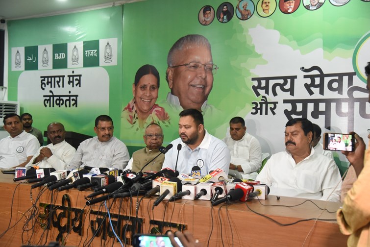 Bihar is a time bomb on corruption and unemployment, the Chief Minister is acting like Dhritarashtra on the issue of corruption: Tejashwi Prasad Yadav