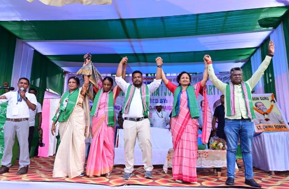 assam chunaw mein hunkar