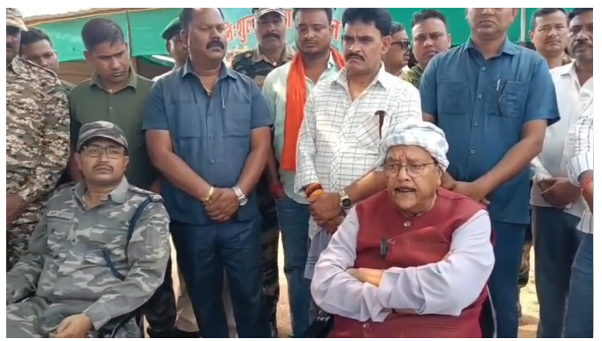 mantri radhakrishna kishor pahunche burha pahar