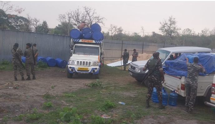 saraikela mein utpad vibagh ki karwai