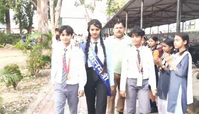 ranchi mein khiladiyon ka bhavya swagat