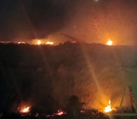 giridih mein aag ne kahar barpaya hai