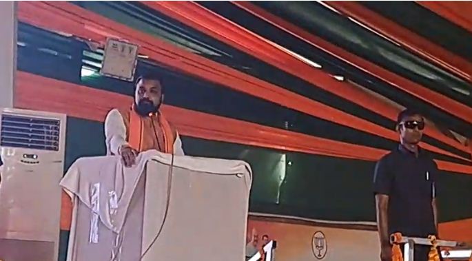 tarapur mein samrat chowdhary ka sambodhan