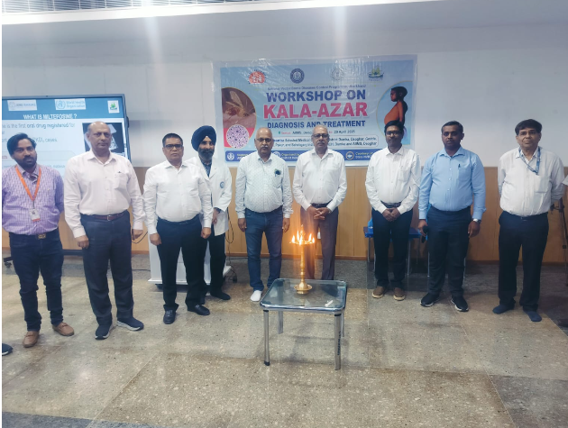 deoghar aims mein kalazar par karyasala