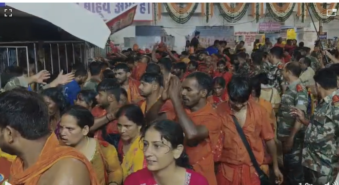 babanagri ki dharti par shivbhakto ka jansailab
