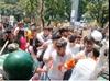 ranchi mein police or abvp mein nok jhok