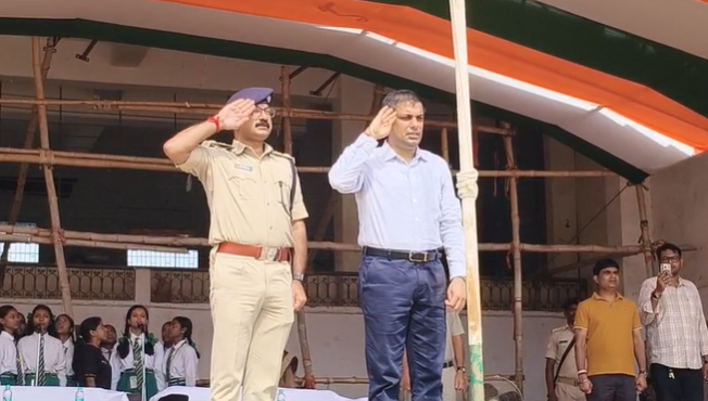 deoghar mein swatantra diwas ki taiyari puri