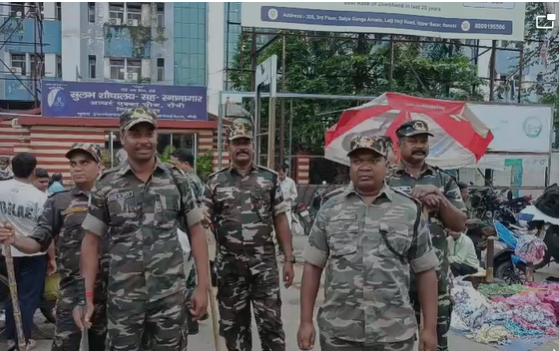 ranchi mein suraksha k kare intzaam