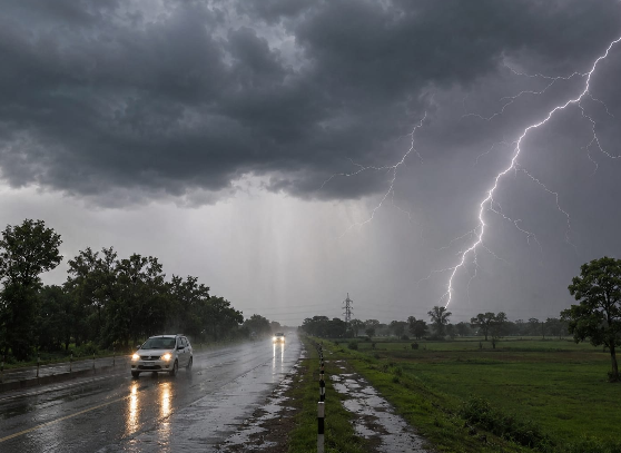 jharkhand k 11 jilon mein aandhi varjpaat ka alert