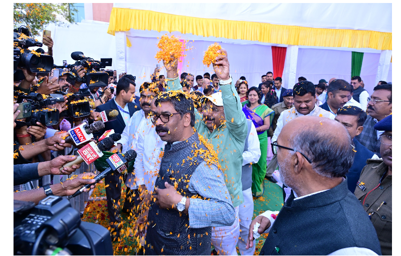 jharkhand vidhansabha mai holi milan samaroh 