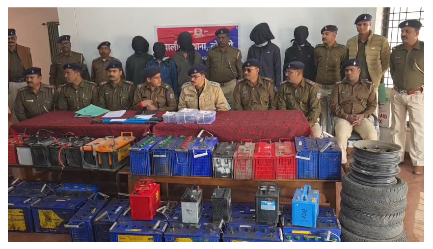 bokaro mai battary chor giroh ka pardafash 