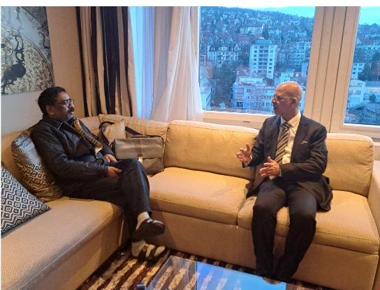 switzerland mein cm hemant se mile bhartiya rajdoot