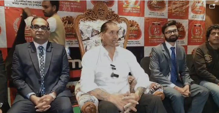 dhanbad pahuchey the great khali