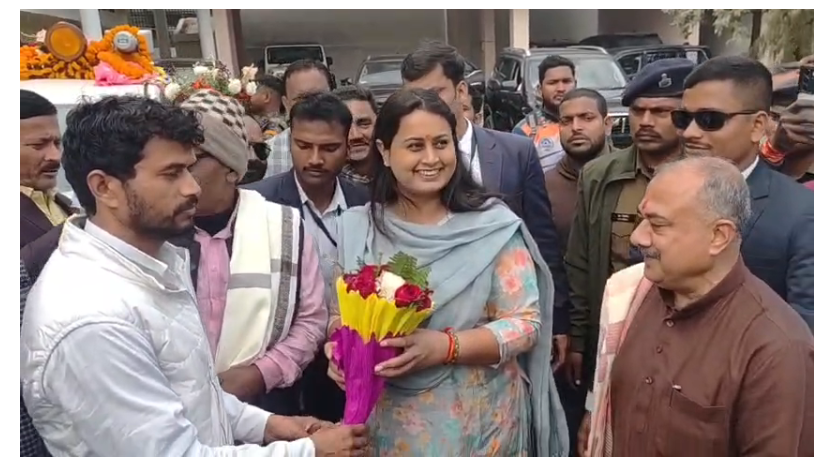 mantri shreysi singh pahunchi aurangabad 