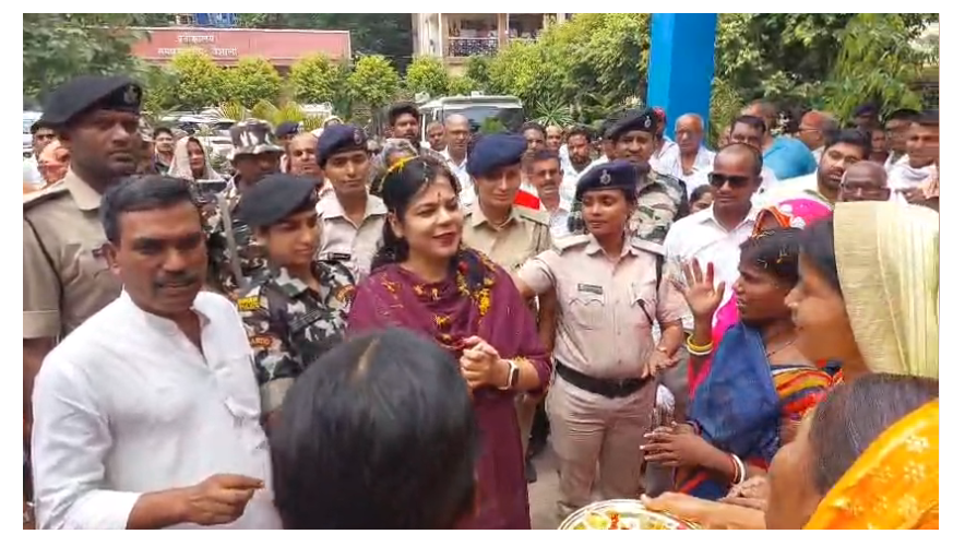 vaishali samaharnalay mai dikha gajab ka najara 