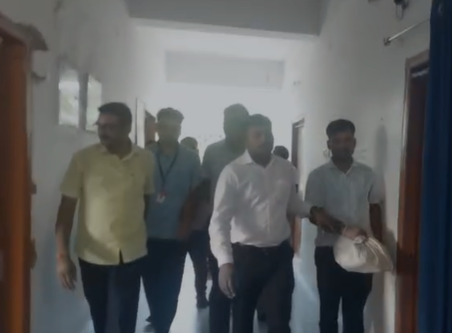 hajipur mein vigilence team ki karwai
