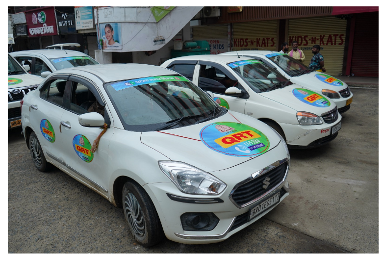 patna nagar nigam ki 19 qrt teamo ka flag off