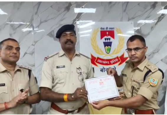 bokaro police hue sammanit