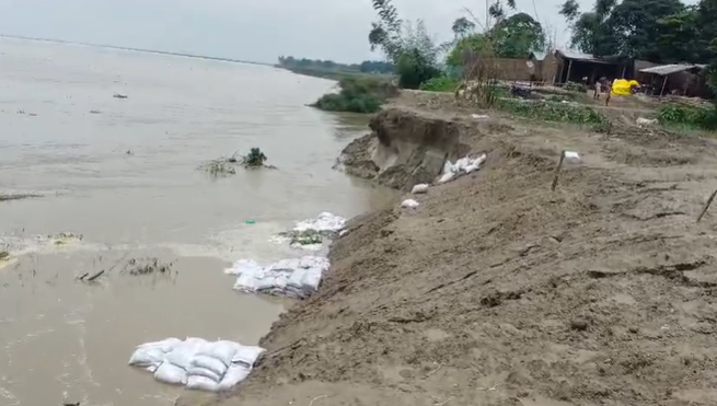 katihar mein ganga k raudra roop