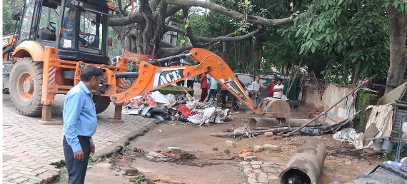 ranchi mein nagar nigam ka action