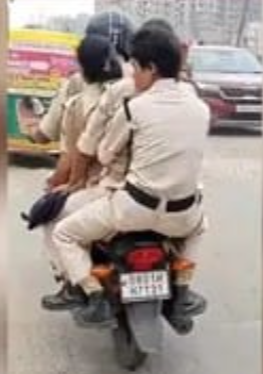 patna mein traffic niyamon ka ullanghan
