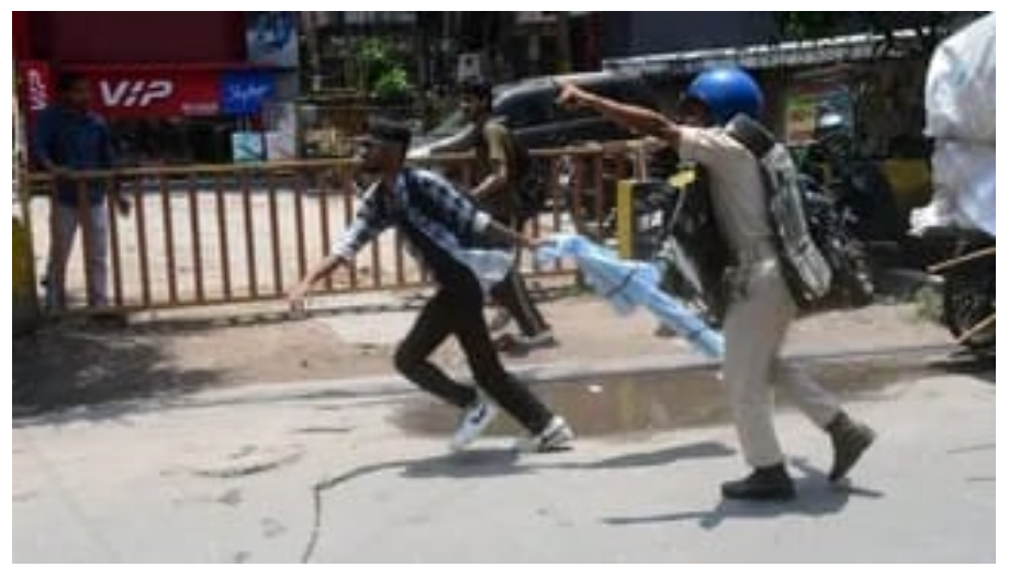 patna mai bihar band ke dauran bawal 
