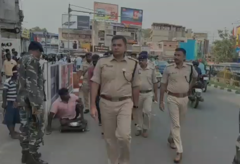 ranchi ssp ne sambhala morcha