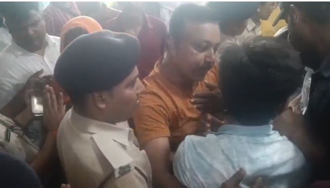 saharsa k niji aspatal mein mout par bawal