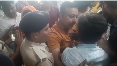 saharsa k niji aspatal mein mout par bawal